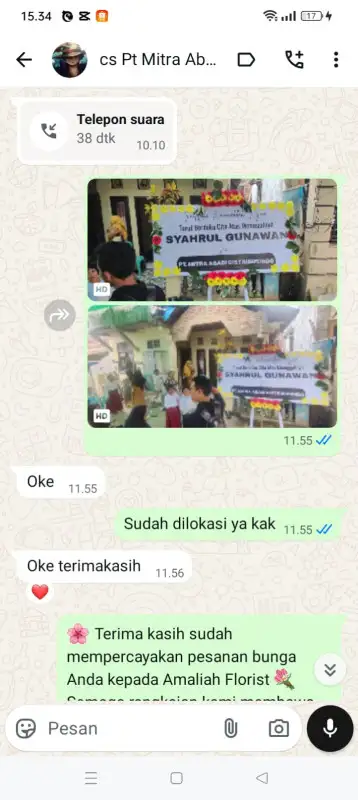 Testimonial Papan ucapan SUPIORI